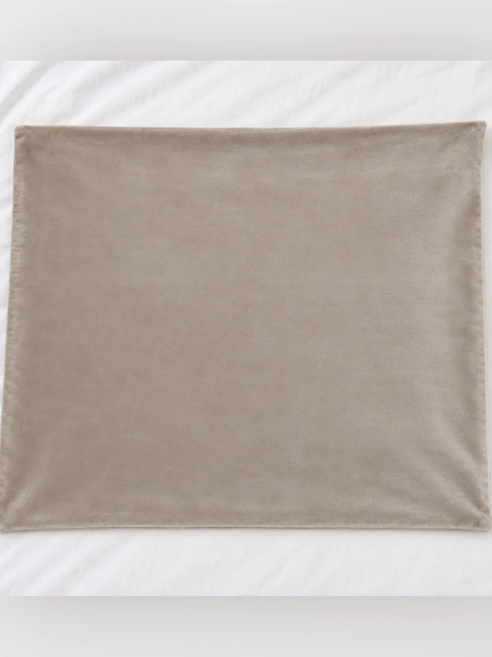 Decorative Velvet Throw Pillow Covers 20x20” Set of 2 with Zipper